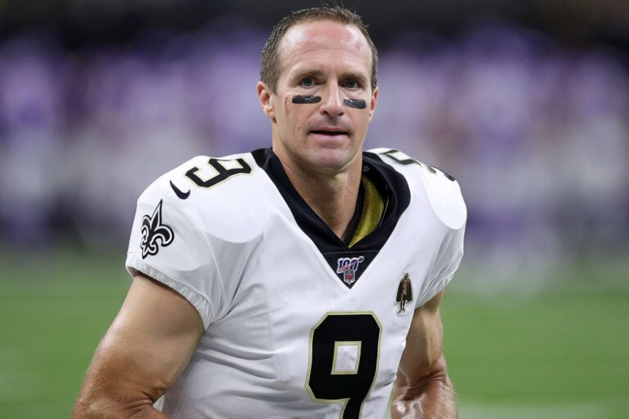 drew brees makes his nbc debut, internet amazed by his new hair